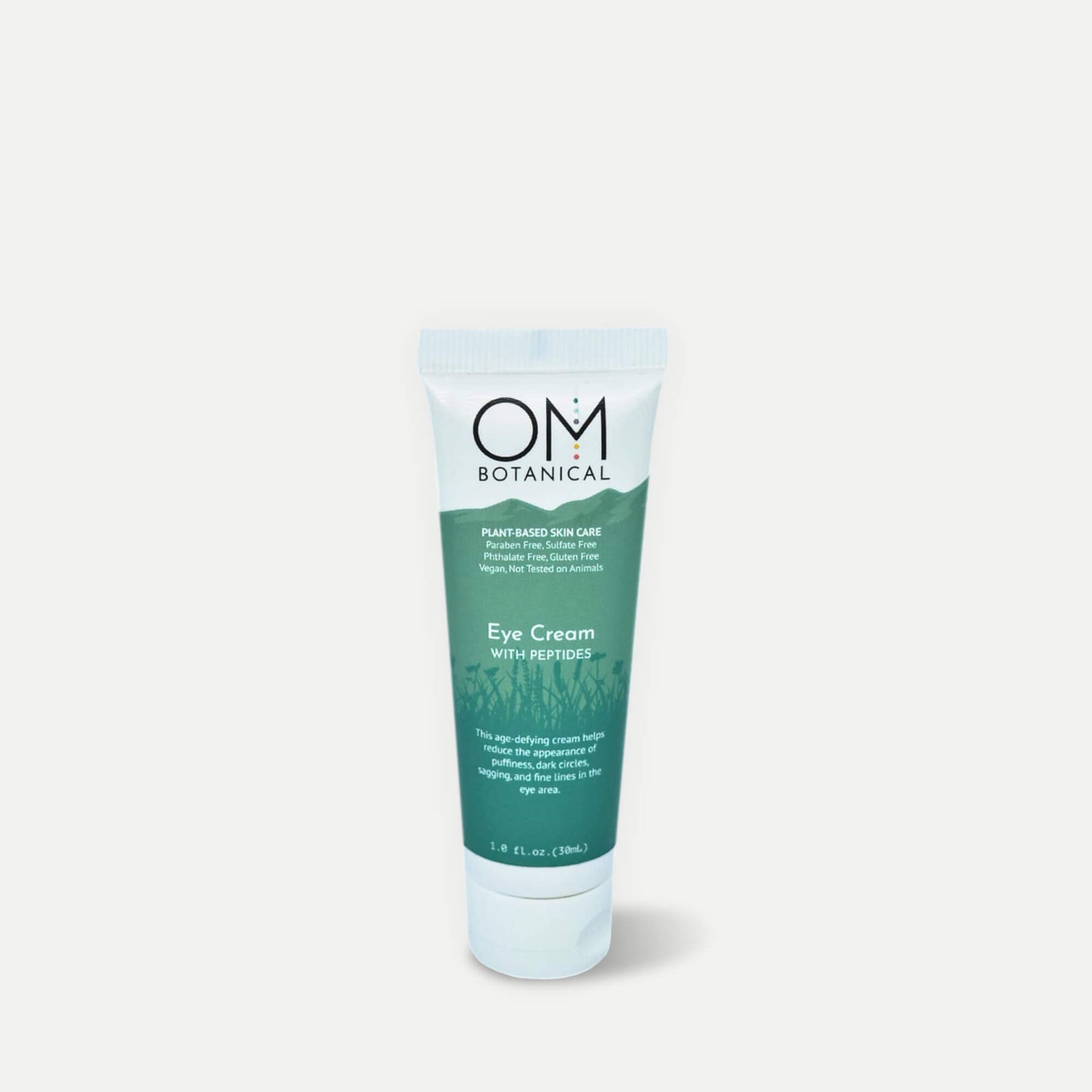 Eye Cream with Peptides - carbon neutral tube photo | OM Botanical