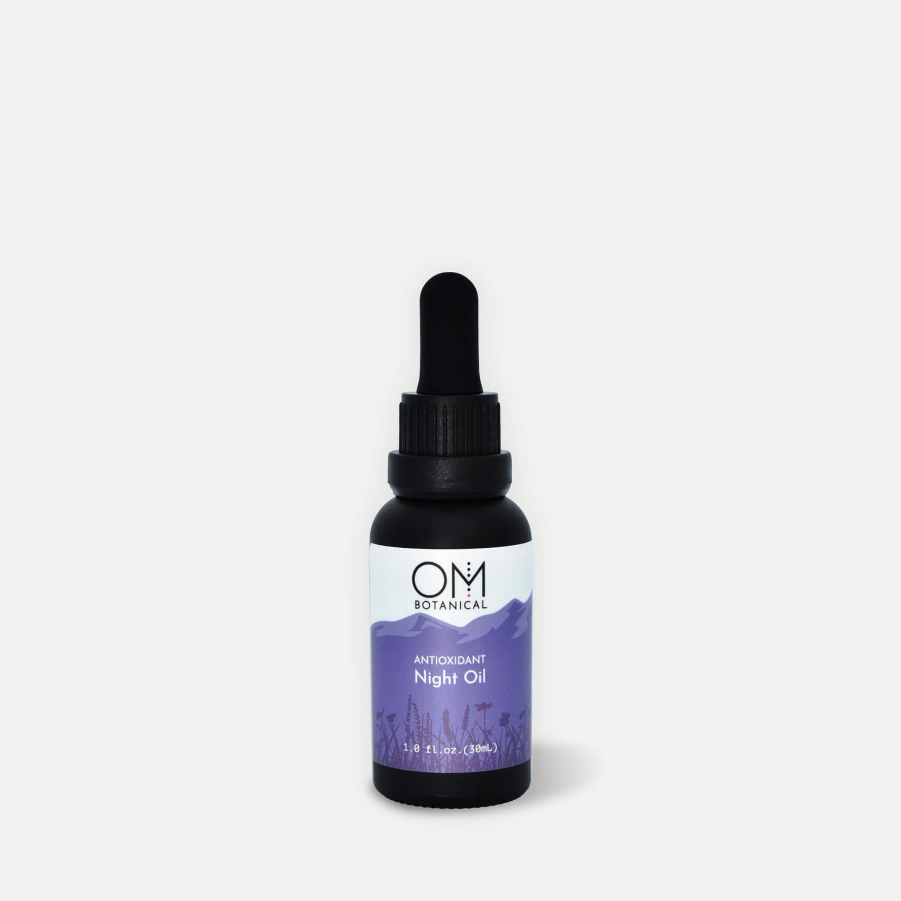Antioxidant Night Oil - glass bottle with dropper | OM Botanical