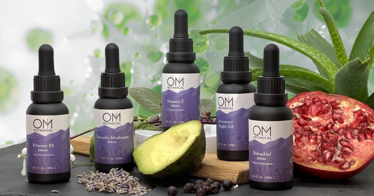 OM Botanical biome balancing serums