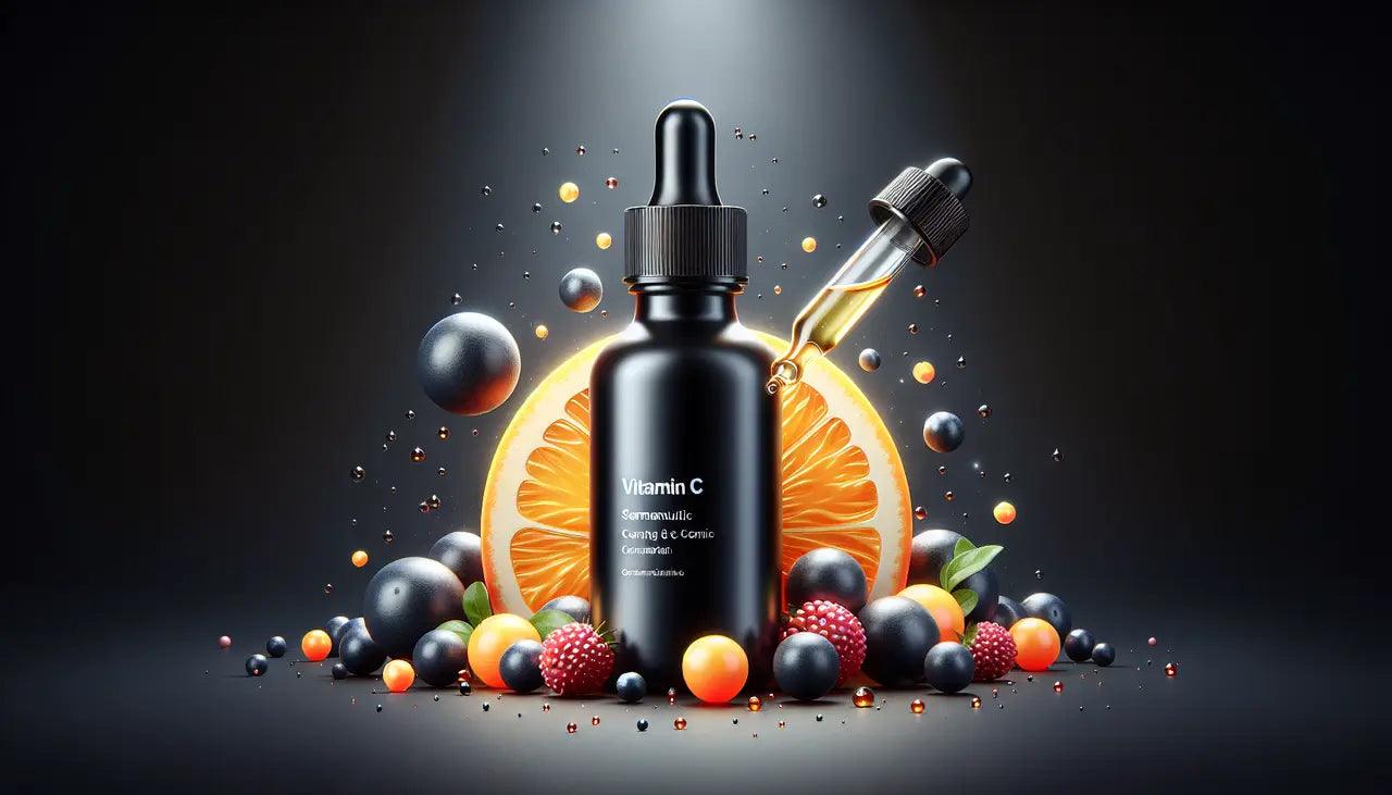 Best Vitamin C serm for sensitive skin: Vitamin C, E, Ferulic acid and Rutin - OM Botanical
