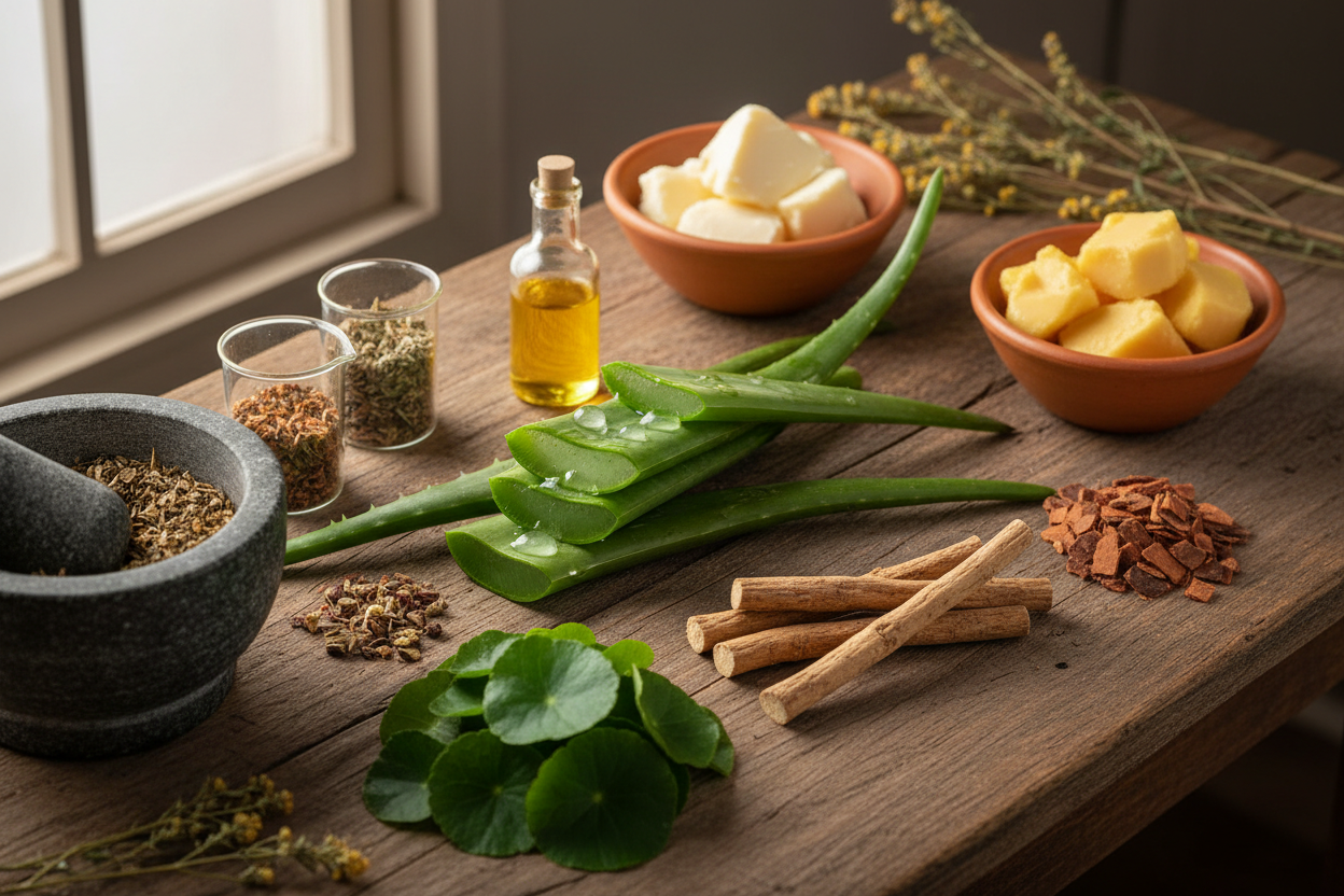 ayurvedic skincare ingredients