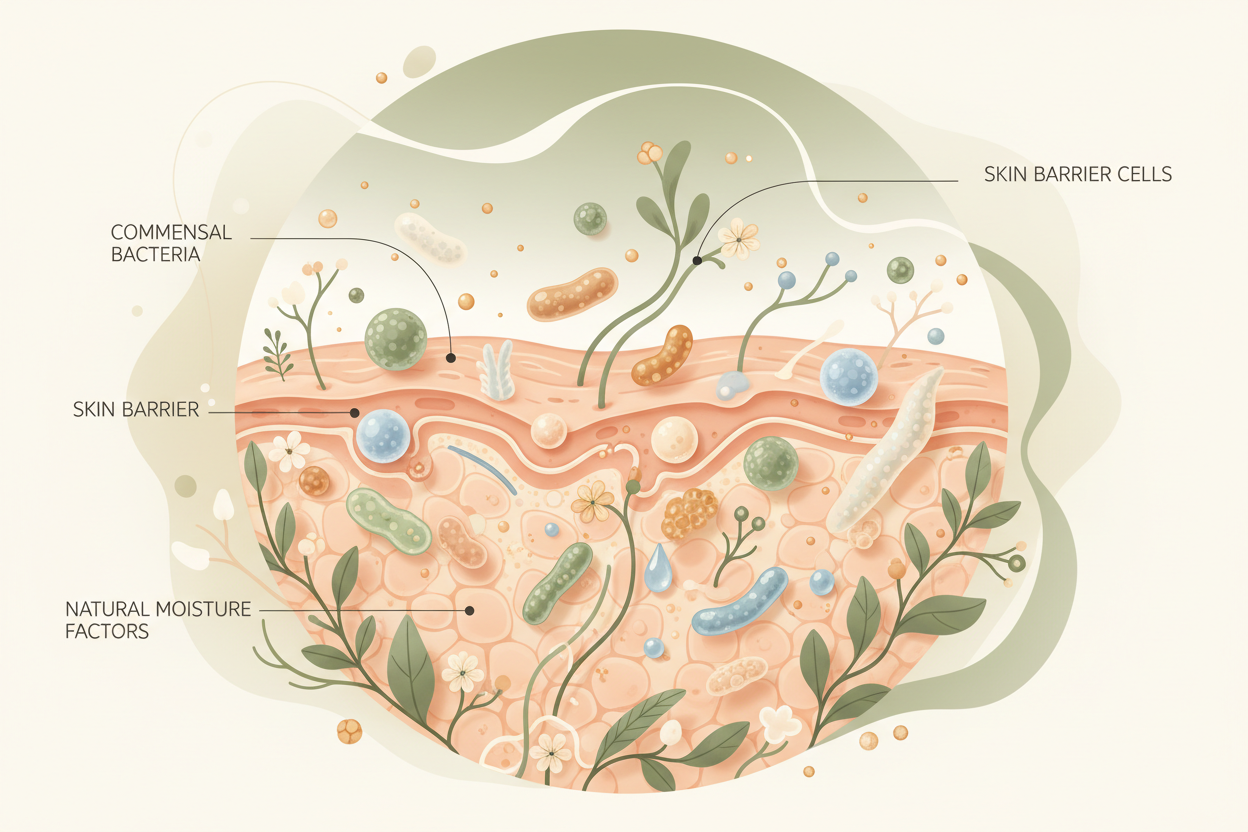 healthy skin microbiome