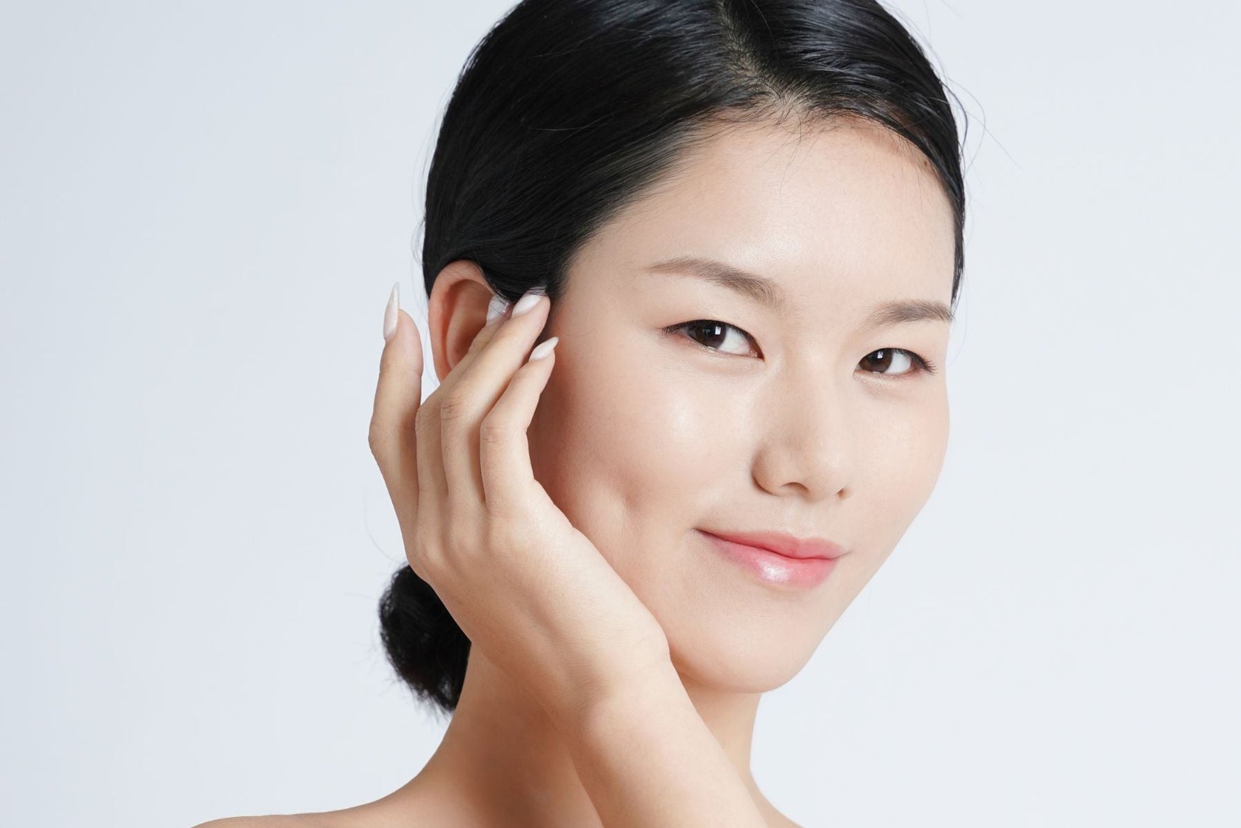 Skincare model