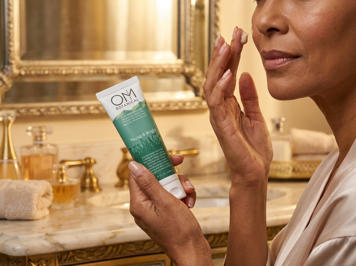 Young and bright peptide face cream for aging skin