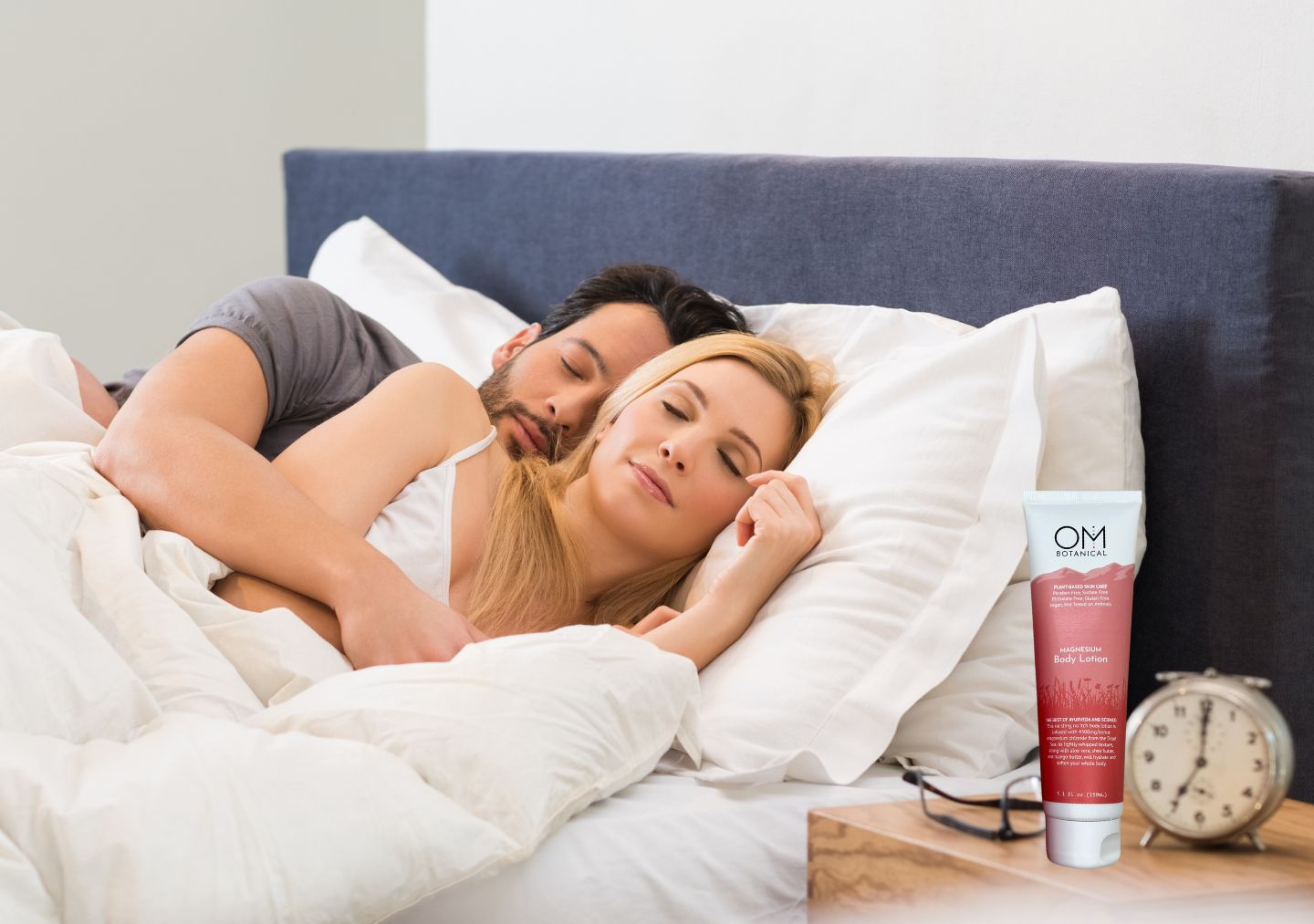 Magnesium Body Lotion for Deep Sleep | OM Botanical