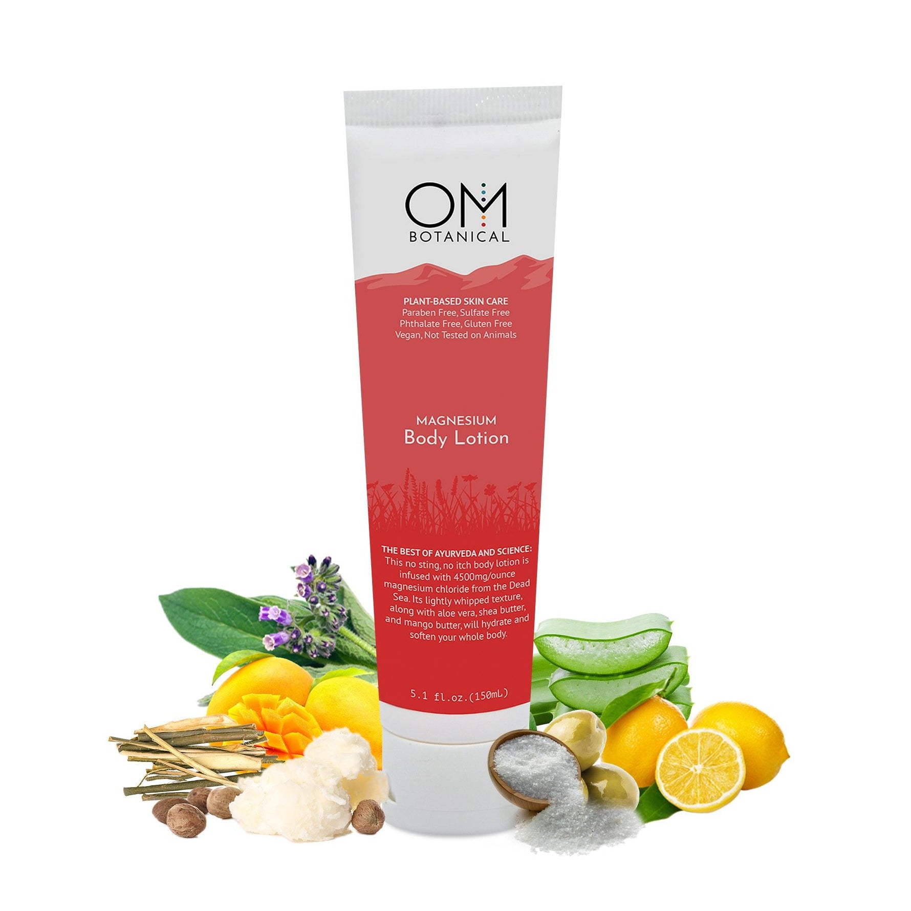 Magnesium Body Lotion - OM Botanical  