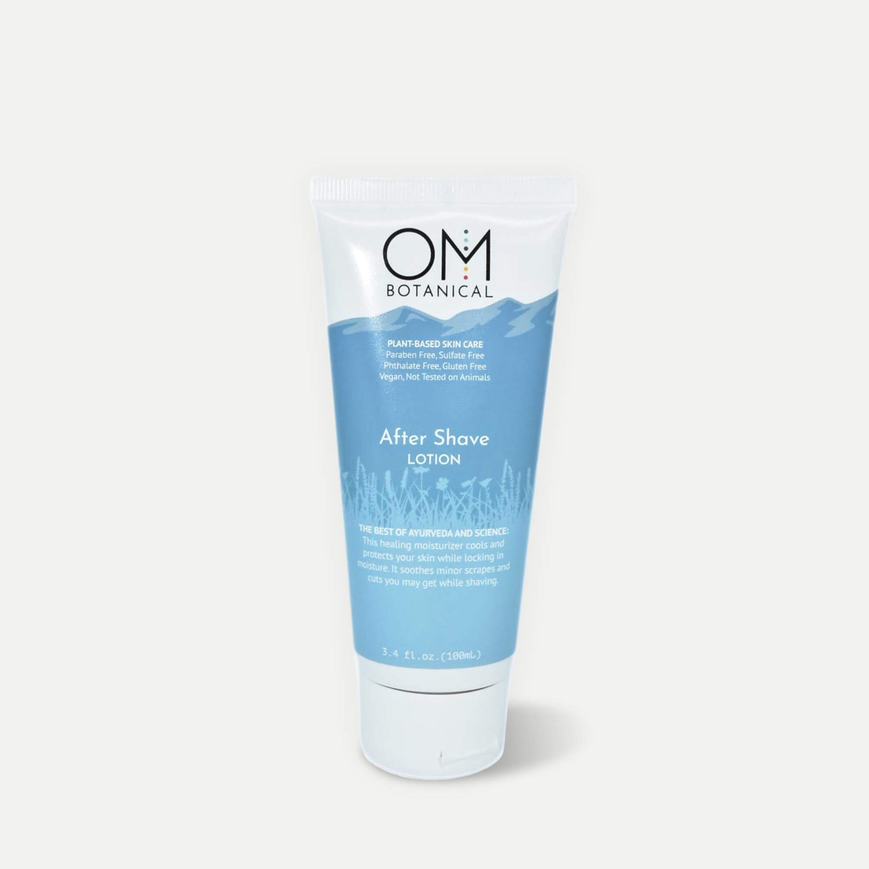 After Shave Lotion - carbon neutral tube photo | OM Botanical