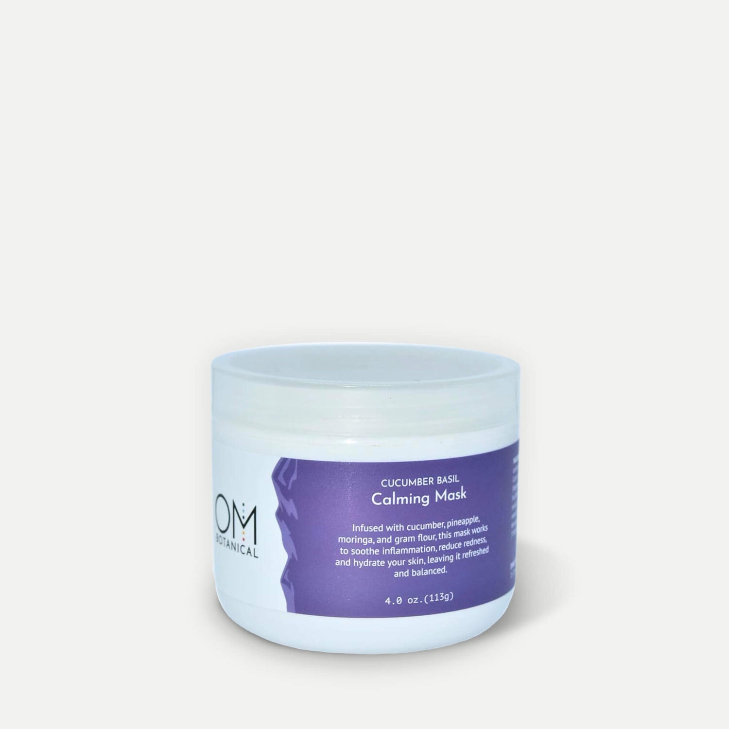 Cucumber Basil Calming Mask - PCR tub | OM Botanical