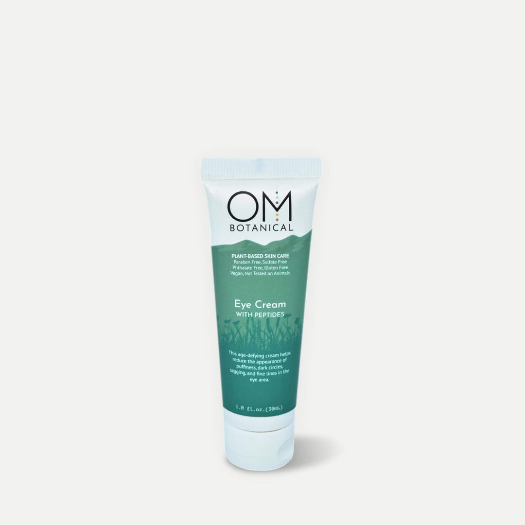 Eye Cream with Peptides - carbon neutral tube photo | OM Botanical