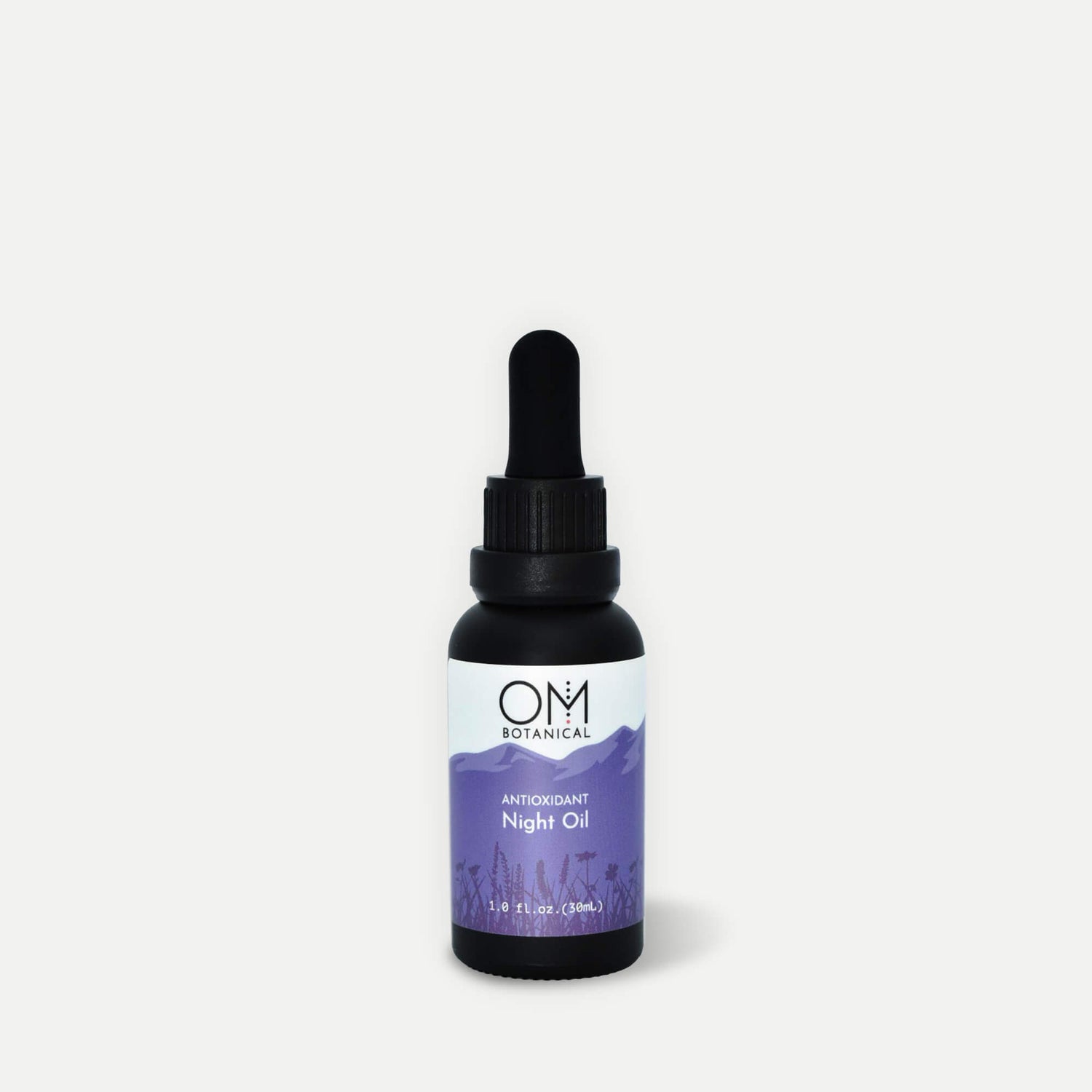 Antioxidant Night Oil - glass bottle with dropper | OM Botanical