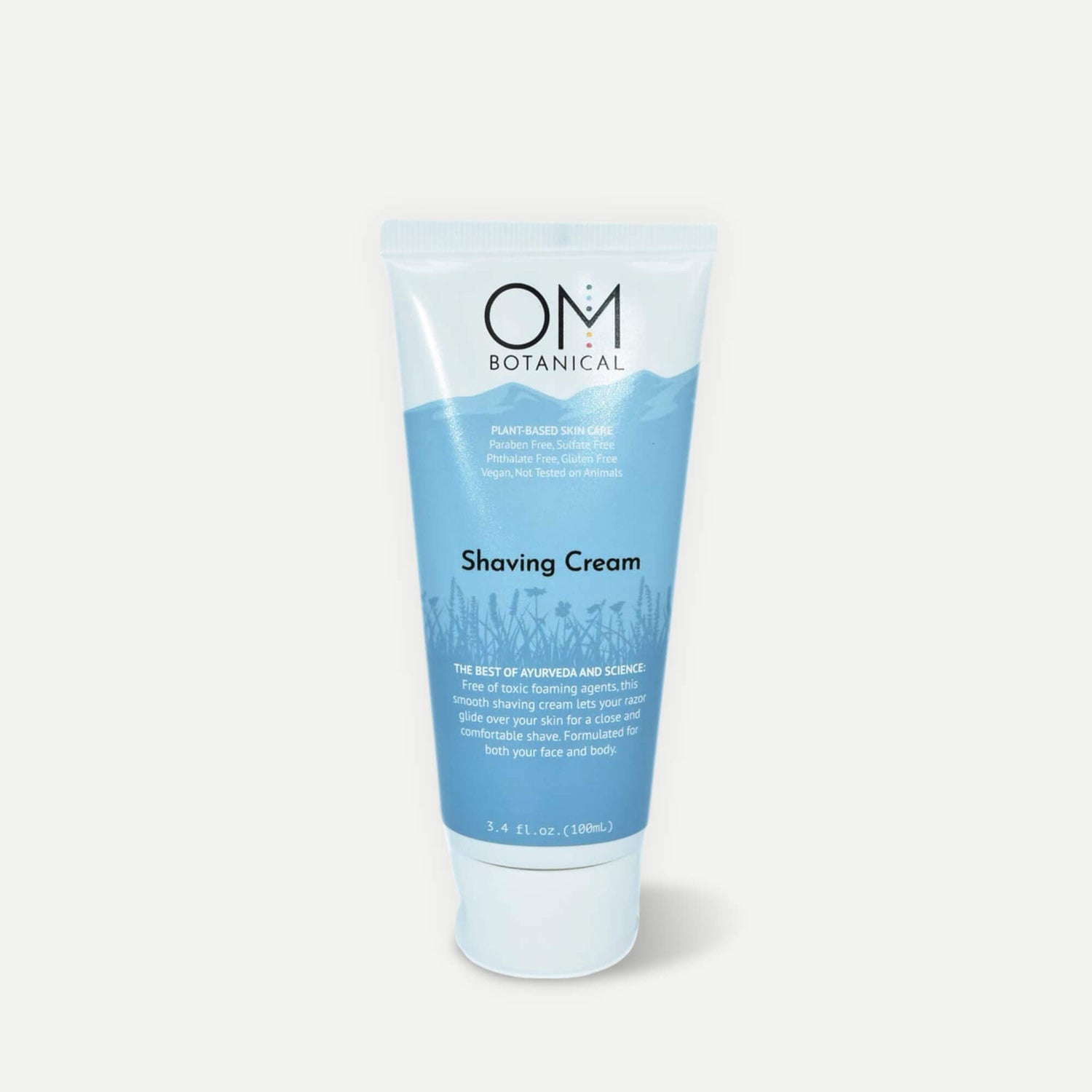 Shaving Cream - carbon neutral tube photo | OM Botanical